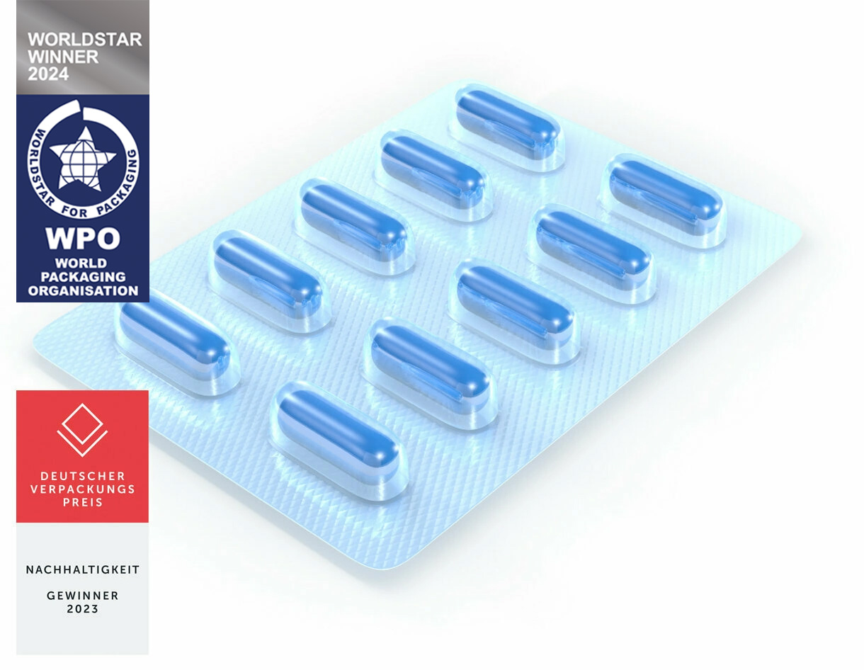 Emballage sous blister PharmaGuard® - Solution monobloc en PP recyclable avec des propriétés de barrière optimales et une grande transparence